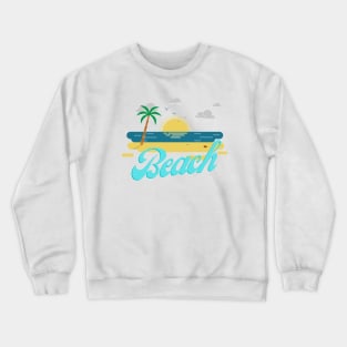 Beach and twilight Crewneck Sweatshirt